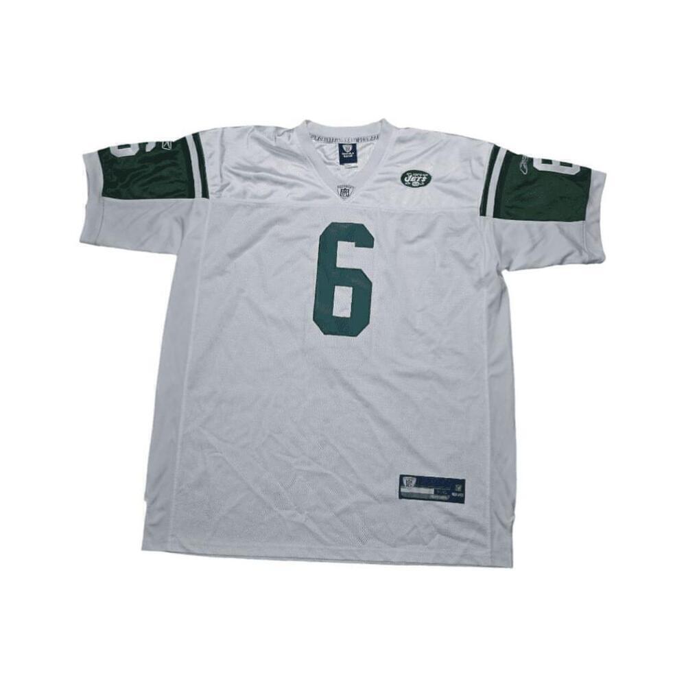 Men's Reebok Onfield Mark Sanchez Football Jersey Size 56 White